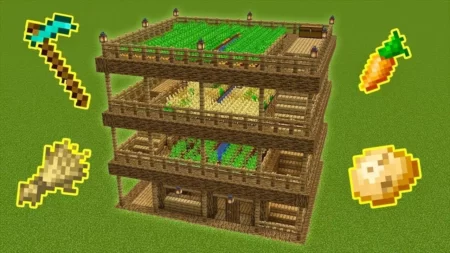 10 Лучших Автоматических Ферм для Сбора Ресурсов в Minecraft