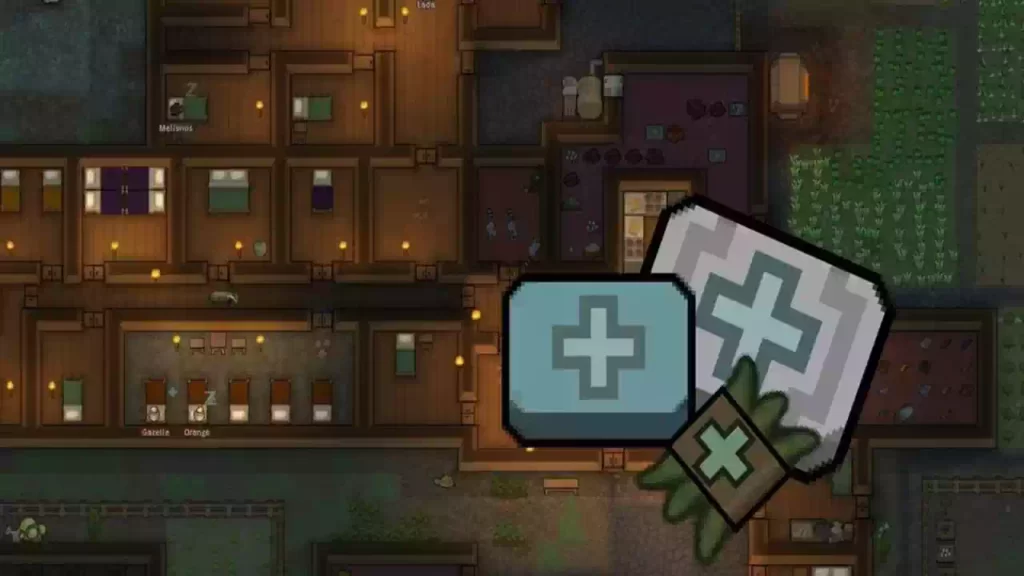 Как лечить болезни в Rimworld?