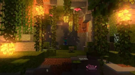 Как найти Пышную пещеру в Minecraft
